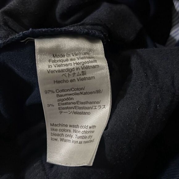 J. Crew 5" Stretch Chino Short Navy Pockets Slight Stretch Classic Sz 4 - Picture 7 of 7